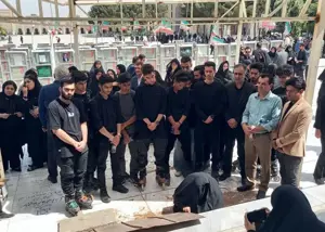 مراسم تشییع پیکر شهید صفاییان برگزار شد