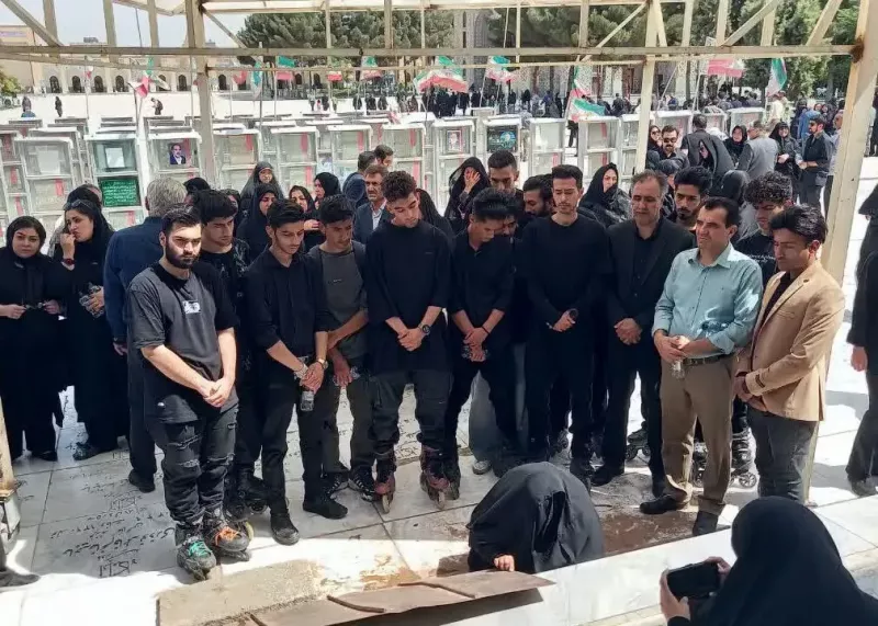 مراسم تشییع پیکر شهید صفاییان برگزار شد