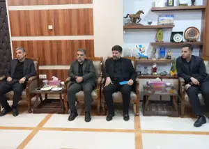 حضور خبرساز خطیبی در جلسه با استاندار(عکس)