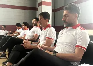 کمک داور بازنشسته، مربی بدنساز شد(عکس)