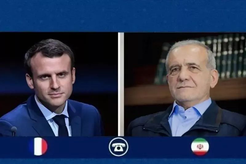 گفتگوی تلفنی پزشکیان با رئیس جمهور فرانسه