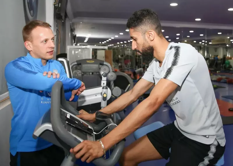 مربی بدنساز العین و الهلال در تیم فرهاد