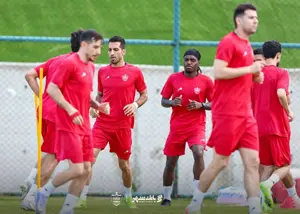 اولین تمرین فصل پرسپولیس در ارتفاعات ارزروم (عکس)