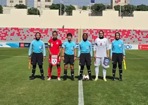 سلام نظامی دختران ایران در آسیا (عکس)