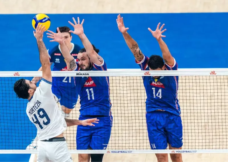 ایران ۰ -فرانسه ۳: تاوان اشتباه مقابل قهرمان المپیک