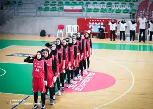 صعود دختران بسکتبال به فینال غرب آسیا