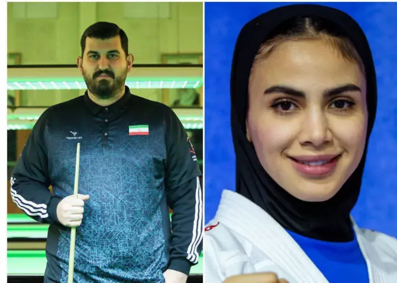پرچمداران کاروان‌ ایران‌ در بازی های جهانی معرفی شدند