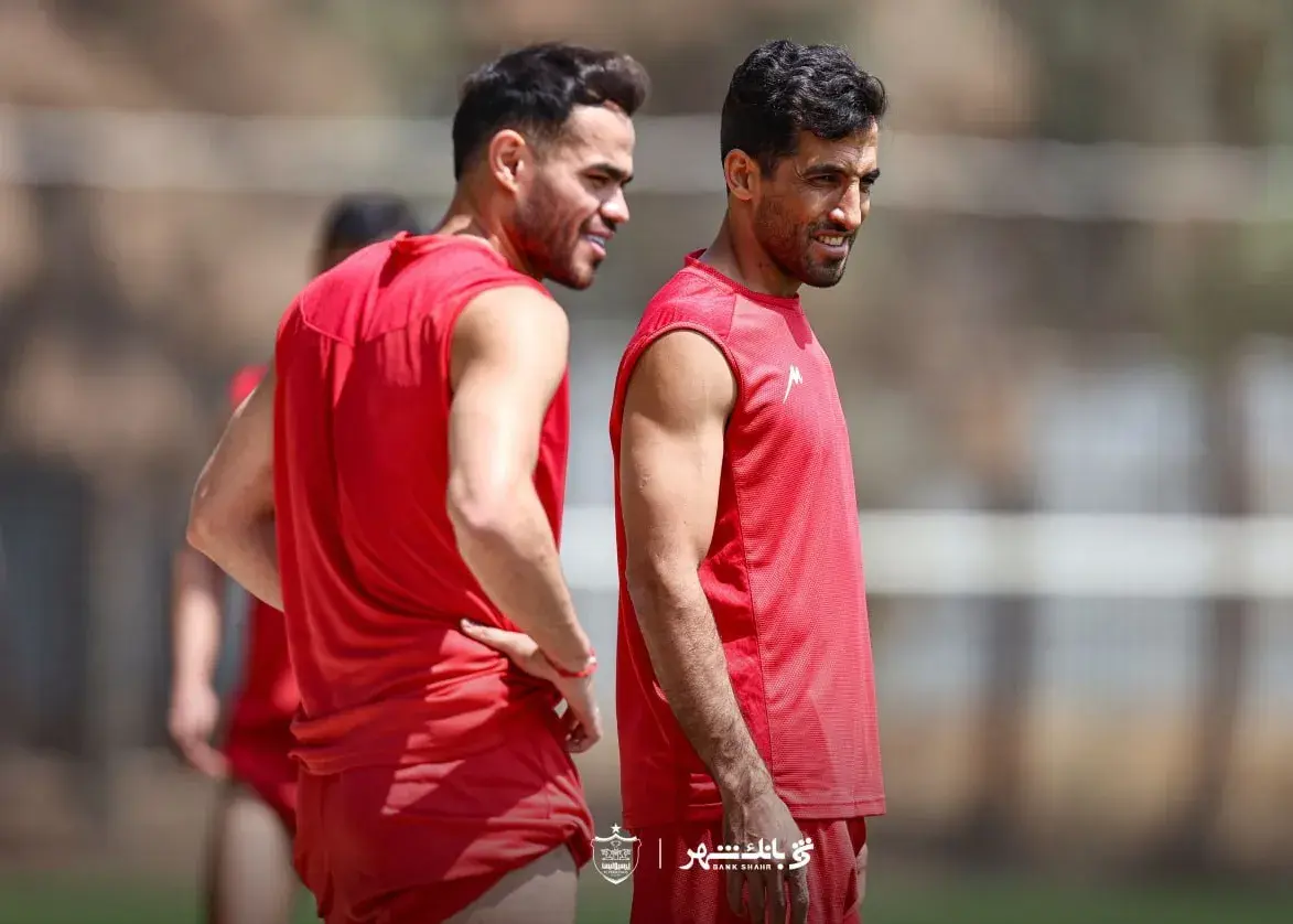 تمرین دو مرحله‌ای پرسپولیس در آزادی