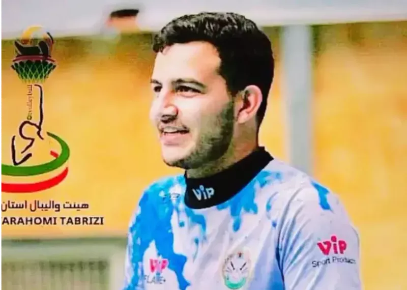 والیبالیست آتش‌نشان به شهادت رسید