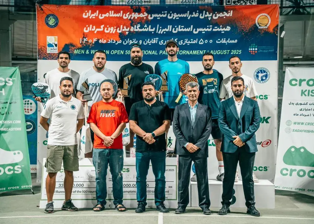 قهرمانان پدل ۵۰۰ امتیازی ایران مشخص شدند