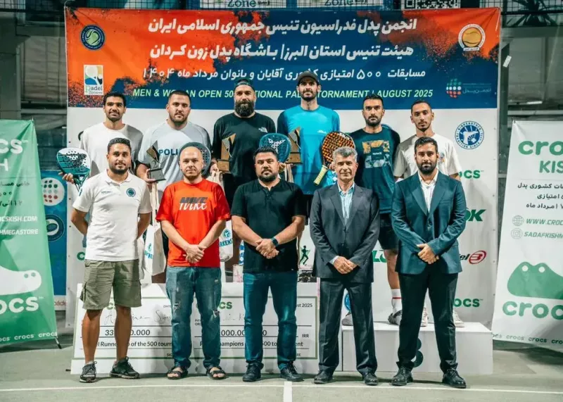 قهرمانان پدل ۵۰۰ امتیازی ایران مشخص شدند