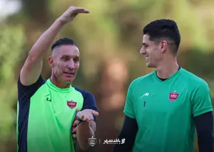 تمرین شادی گل لیورپول در پرسپولیس!