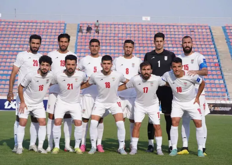 امید جهان در کنار تیم ملی ایران (عکس)
