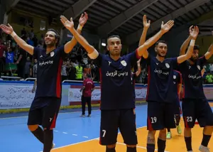 قزوین اولین پیروزی فصل فوتسال را جشن گرفت