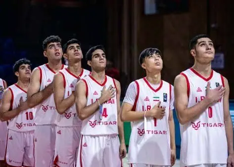 صعود نوجوانان بسکتبال ایران به یک چهارم نهایی آسیا