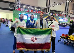دبل طلایی خواهران منصوریان در برزیل