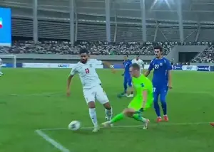 پنالتی مردود ایران را ببینید و قضاوت کنید! (عکس)