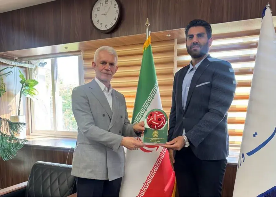 رئیس انجمن به دیدار معاونت قهرمانی رفت