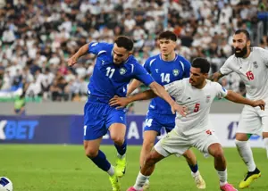 ازبکستان 1- ایران 0: اخراج در شروع، گل در 120
