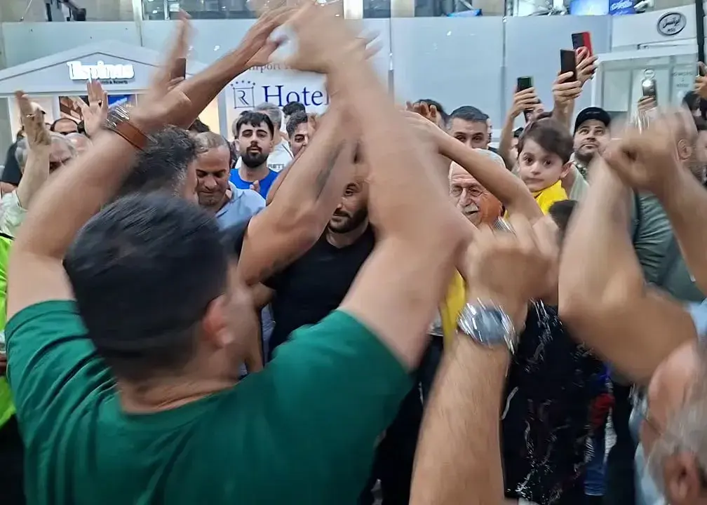 استقبال تاریخی از تیم ملی کشتی آزاد (عکس)