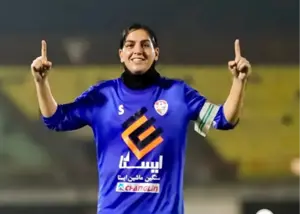 ورود خاتون به لیگ فوتبال زنان با شش گل!