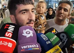 احمدی: ببخشید که نقره گرفتم و گریه کردم!