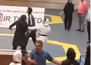 جنجال باورنکردنی در لیگ تکواندوی زنان!