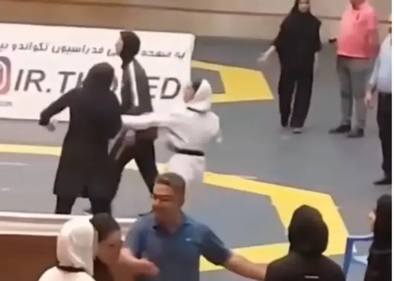 جنجال باورنکردنی در لیگ تکواندوی زنان!