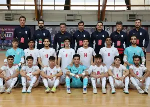 شکست سالنیبازان جوان تیم ملی در دیداری دوستانه