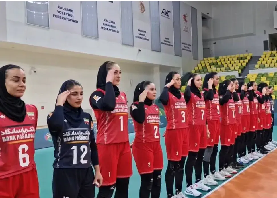 سانسور سلام نظامی تیم زنان ایران در اینستاگرام
