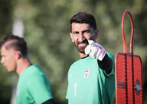 شوخی بیرانوند زیر عکس ستاره استقلال