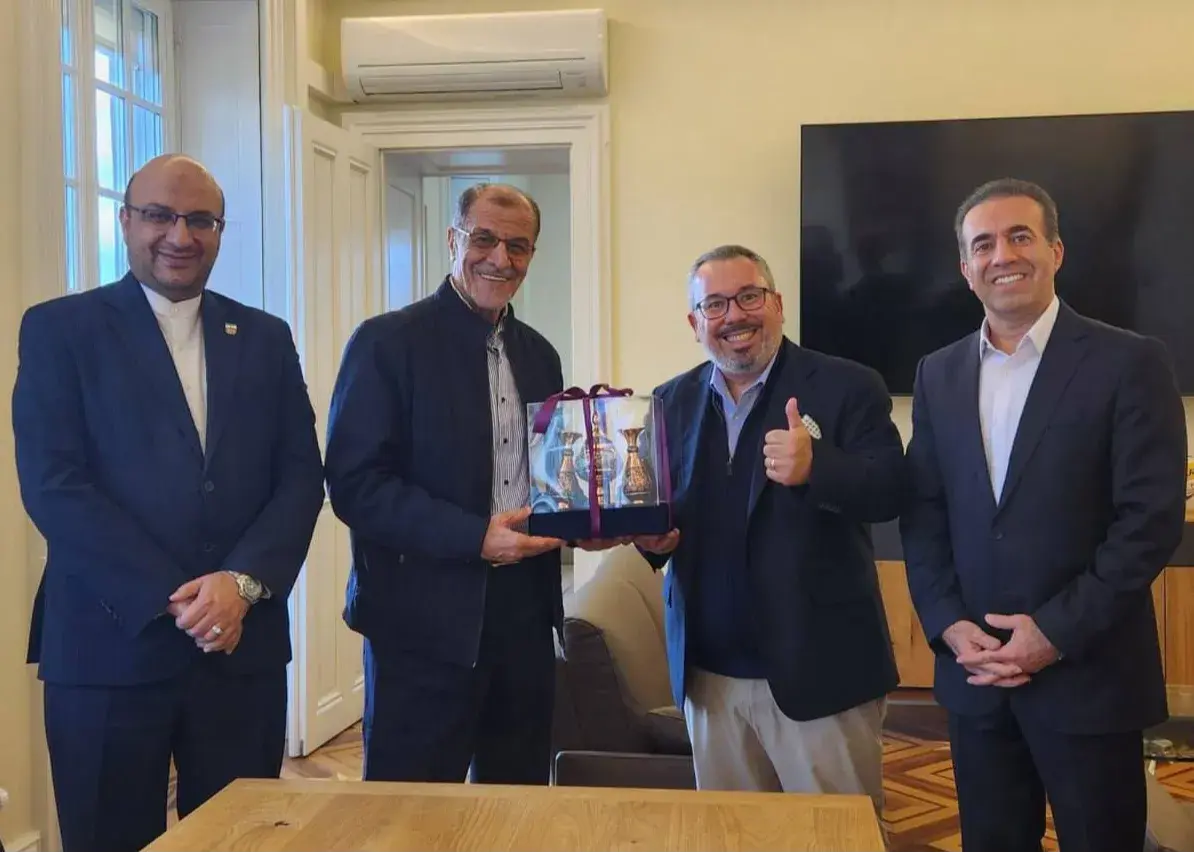 دیدار رئیس FIVB با دو ایرانی!