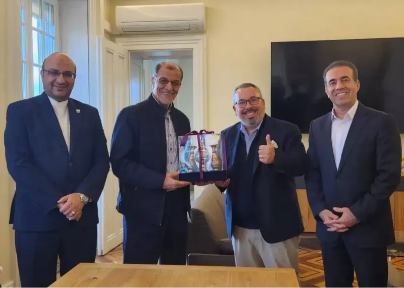 دیدار رئیس FIVB با دو ایرانی!