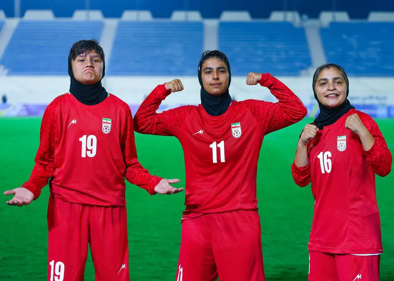 برد پرگل دختران نوجوان ایران در راه جام ملت‌ها
