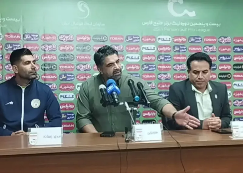 عصبانیت شدید مربی ماه فوتبال ایران (عکس)
