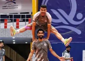 پَرِش رونالدویی مدافع تیم ملی فوتسال در تمرینات