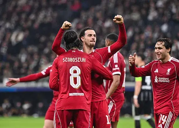 فرانکفورت 1-5 لیورپول: ناگهان غرش سرخ‌های عصبانی