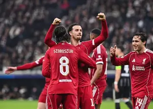 فرانکفورت 1-5 لیورپول: ناگهان غرش سرخ‌های عصبانی