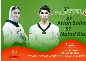 استارت تکواندوی ایران در جهان با دو ستاره