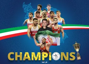 پایان با سه طلا، هت تریک کشتی فرنگی تکمیل شد