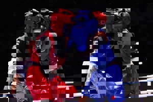 اولین بوکسور زن ایرانی در رینگ آسیایی (عکس)