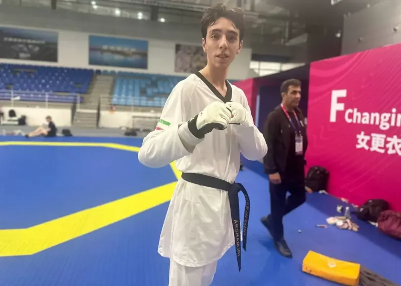 مشت عجیب طلا را از تکواندوکار ایرانی گرفت