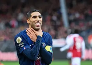 درخشش حکیمی برای صدرنشینی پاری سن ژرمن