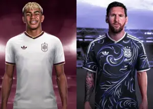 کیت متفاوت اسپانیا و آرژانتین در فینالیسیما