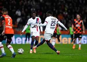 لوریان 1-1 پاریس: تیم خسته و بیهدف انریکه