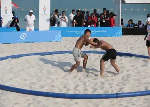 دبل طلایی کشتی گیران ساحلی ایران در بحرین