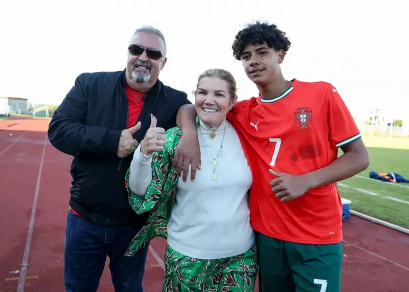 فریاد شادی کریستیانوی پدر و کریستیانوی پسر!