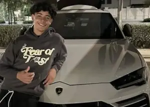 اولین لامبورگینی پسر رونالدو در 15 سالگی! (عکس)