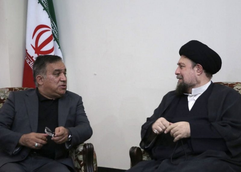 تاجرنیا به دیدار سیدحسن خمینی رفت (عکس)