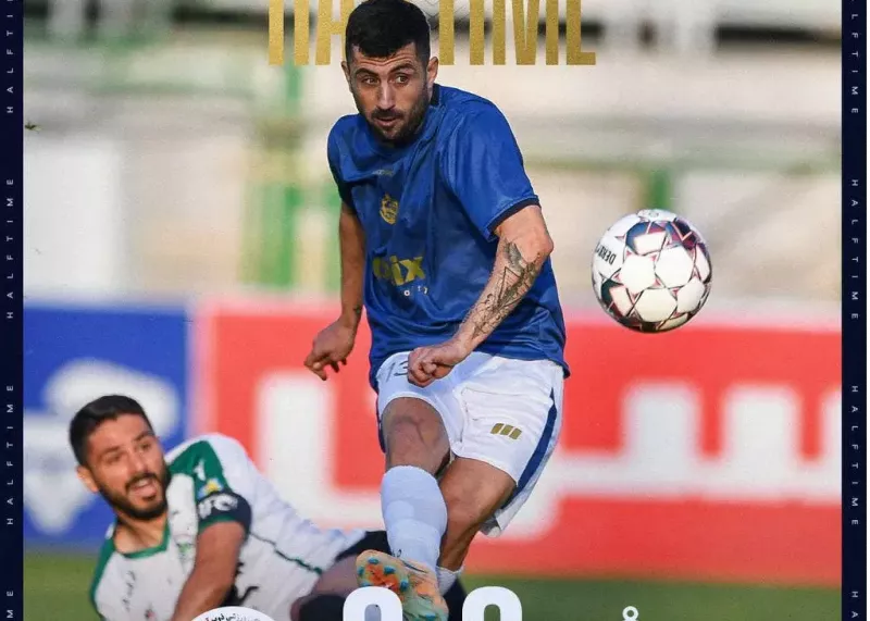 نیمه اول ذوب‌آهن و ملوان، هیجان انگیز و بدون گل